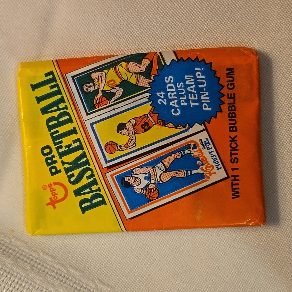 1980 Topps Basketball Wax Pack Unopened
